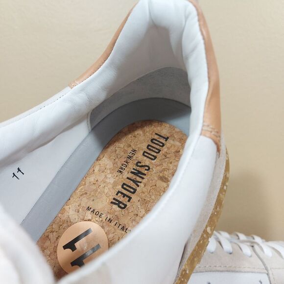 Todd Snyder Tuscan Court Sneakers Biscotti Nubuck Made In Italy Men's Size 11 - Picture 7 of 8
